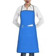 thumbnail image 1 of Rocae Dodgerblue for Kitchen Aprons for Women Adjustable Cooking Kitchen Chef Apron for Men with Pockets, 1 of 7