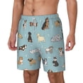 thumbnail image 1 of Rocae Dog Pets for Men's Swim Trunks Quick Dry With Two Side Pockets and One Lined Patch PocketMedium, 1 of 9