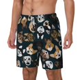 thumbnail image 1 of Rocae Dogs for Men's Swim Trunks Quick Dry With Two Side Pockets and One Lined Patch PocketMedium, 1 of 9