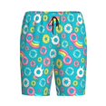 thumbnail image 1 of Rocae Donut for Men's Soft Sleep Pajama Shorts, Waistband and Pockets, 1 of 9
