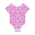 thumbnail image 1 of Rocae Donuts for Baby Climbing Clothes Soft Baby Romper for Active Infants Comfortable and Breathable Crawling Jumpsuit Unisex Baby Outfit 6 Months, 1 of 8
