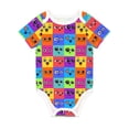 thumbnail image 1 of Rocae Doodle Faces Emotions for Baby Climbing Clothes Soft Baby Romper for Active Infants Comfortable and Breathable Crawling Jumpsuit Unisex Baby Outfit 18 Months, 1 of 8