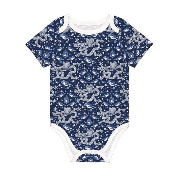 Rocae Dragon for Baby Climbing Clothes Soft Baby Romper for Active Infants Comfortable and Breathable Crawling Jumpsuit Unisex Baby Outfit 2 Years