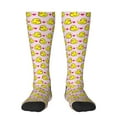thumbnail image 1 of Rocae Ducks And Pink Heart for Novelty Casual compression Socks For Women Men Contrast Color Stockings, 1 of 6