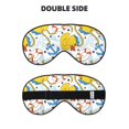 thumbnail image 1 of Rocae Ducks and Anchors for Mask for Women Men, Luxury Eye Cover Eye Shade with Adjustable Strap for Travel, Nap, Meditation, 1 of 7