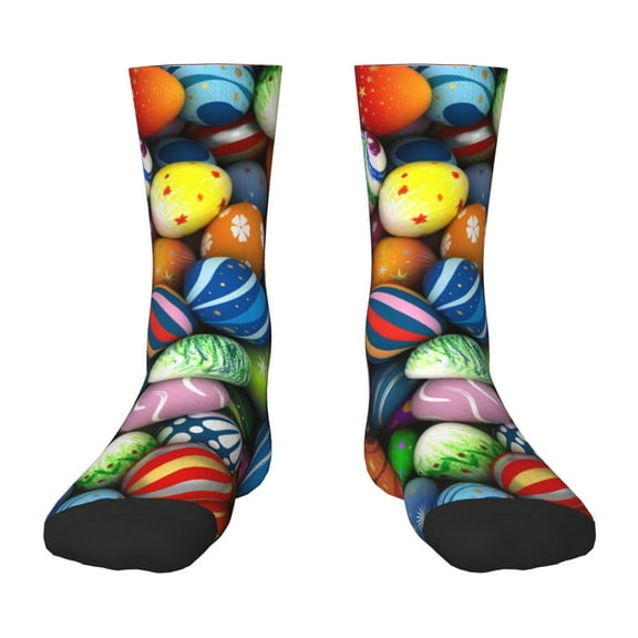 Rocae Easter Eggs2 for Girls Boys Crew Socks,Children's Socks, Kids Socks, Toddler Socks: Daily Wear with Kids School Uniform
