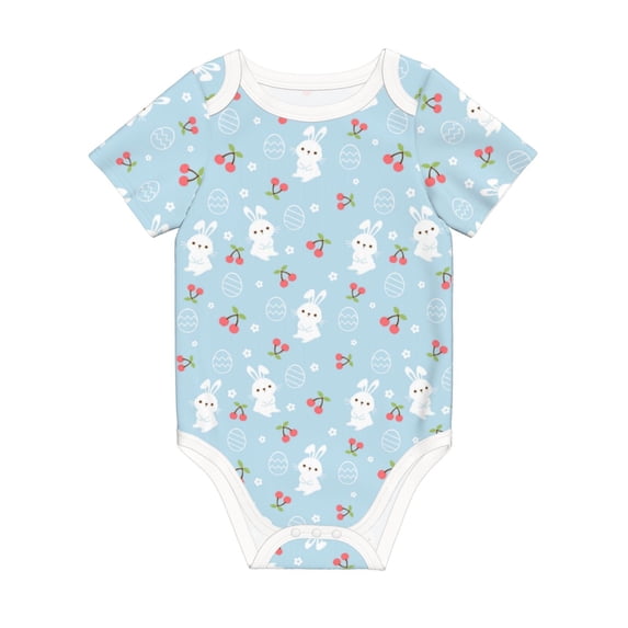 Rocae Easter Rabbit for Baby Climbing Clothes Soft Baby Romper for Active Infants Comfortable and Breathable Crawling Jumpsuit Unisex Baby Outfit