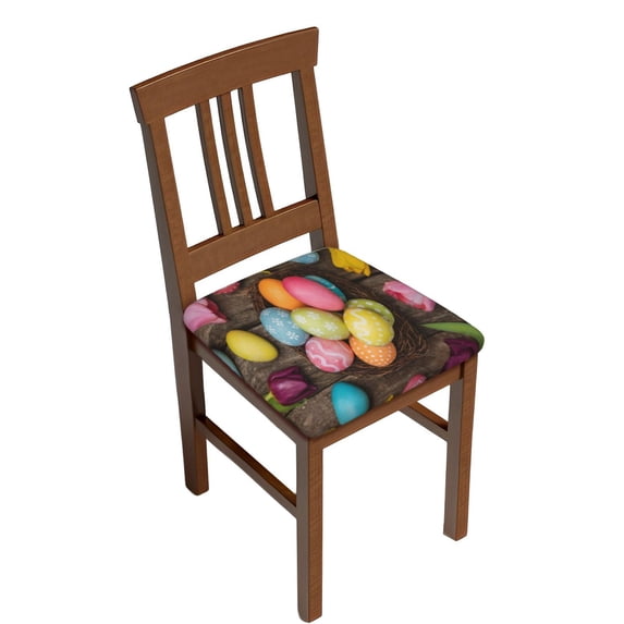 Rocae Easter eggs for Elegant, Soft and Comfortable Square Cushion Cover,16.9" x 16.9", Machine Washable-Two Pieces
