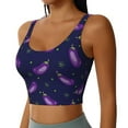 thumbnail image 1 of Rocae Eggplant for Sports Bra for Women Sports Vest with Performance Stretch and Quick Dry FabricXX-Large, 1 of 1