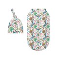 Rocae Fairy Flower for Baby Swaddle Blanket with Hats Set for Baby