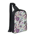 thumbnail image 1 of Rocae Fairy Flower for Lightweight Chest Bag Dual Pocket, Waterproof Crossbody Sling Bag for Men and Women, 1 of 8