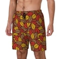 thumbnail image 1 of Rocae Fall Leaves for Men's Swim Trunks Quick Dry With Two Side Pockets and One Lined Patch PocketLarge, 1 of 9