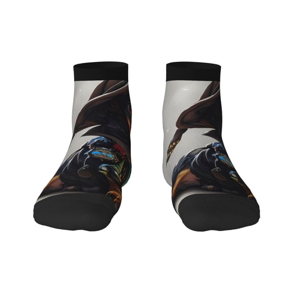 Rocae Fantasy Wizard Dog Art for Premium Adult Socks,Comfortable, Breathable, and Durable Socks, Perfect for Everyday Wear