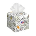 thumbnail image 1 of Rocae Fastfood 2 for High-grade Leather Tissue Box,Office Tissue Box,Tissue Box Cover Square 5.2×5.2×5.2, 1 of 7
