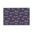 thumbnail image 1 of Rocae Fire Truck 1 Printed Heat Resistant Place Mats,Classic Hemstitch Cloth Fabric Placemats Imitation Linen Place Mat Table Mats 18x12 inch, 1 of 5