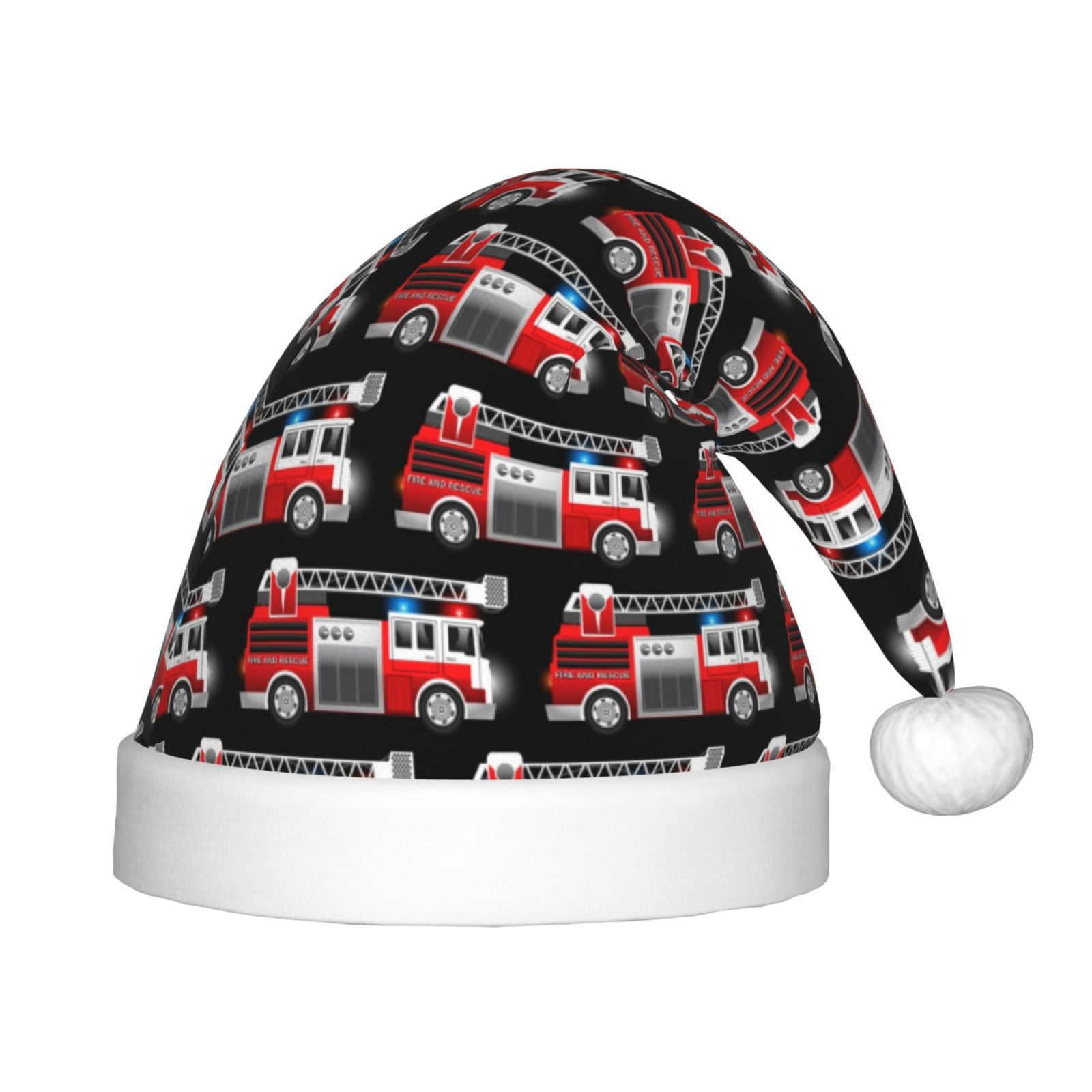 Rocae Fire and Rescue Truck for Christmas Hat for Kids Hats Christmas ...