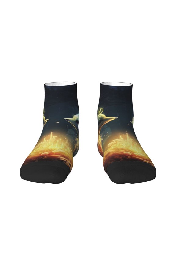 Firefly Forest Fox for Premium Adult Socks,Comfortable, Breathable, and Durable Socks, Perfect for Everyday Wear