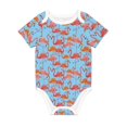 thumbnail image 1 of Rocae Flamingo for Baby Climbing Clothes Soft Baby Romper for Active Infants Comfortable and Breathable Crawling Jumpsuit Unisex Baby Outfit 3 Months, 1 of 8