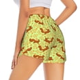 thumbnail image 1 of Rocae Floral Squirrel for Women's Athletic Shorts Quick Dry Workout Hiking Shorts With Pockets for Running, Yoga, Gym, Sports X-Large, 1 of 9