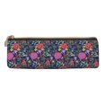 thumbnail image 1 of Rocae Floral for Leather Pencil Case - Zippered Pen Case Stationery Bag Zipper Pouch Pencil Holder For Men Women Businessmen And Artists, 1 of 1