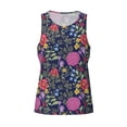 thumbnail image 1 of Rocae Floral for Men's Workout Tank Top Men's Running Tank Top Dry Fit Athletic Workout Tank TopsXX-Large, 1 of 9