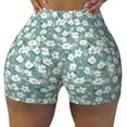 thumbnail image 1 of Rocae Floral for Women's Quick-Dry Running Shorts,Ladies Active Athletic Apparel Yoga Workout Gym Running Volleyball Spandex Shorts Small, 1 of 9