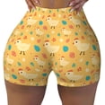 thumbnail image 1 of Rocae Flowe Chicken for Women's Quick-Dry Running Shorts,Ladies Active Athletic Apparel Yoga Workout Gym Running Volleyball Spandex Shorts XX-Large, 1 of 9