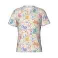 thumbnail image 1 of Rocae Flower Color Rabbit for Men's Moisture-Wicking Crew Tee - T-Shirt for Sports, Outdoor Activities, and Casual WearMedium, 1 of 9