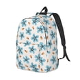 thumbnail image 1 of Rocae Flower Leaves for Durable Canvas Backpack Leisure Large Bag Travel Rucksack Multi-function Backpack Medium, 1 of 8