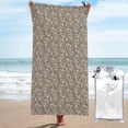 thumbnail image 1 of Rocae Flower Rose Print Lightweight and Quick Drying Towels Bath Towels for Body, Sport, Yoga, SPA, Fitness-27.5"x55", 1 of 8