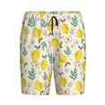 thumbnail image 1 of Rocae Flowers and Butterflies for Men's Soft Sleep Pajama Shorts, Waistband and Pockets, 1 of 9