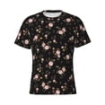 thumbnail image 1 of Rocae Flowers for Men's Moisture-Wicking Crew Tee - T-Shirt for Sports, Outdoor Activities, and Casual WearMedium, 1 of 9