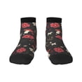 thumbnail image 1 of Rocae Fly Agaric and Flowers for Premium Adult Socks,Comfortable, Breathable, and Durable Socks, Perfect for Everyday Wear, 1 of 7