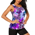 thumbnail image 1 of Rocae Flying Butterflies for Women's Workout Tank Top Lightweight Sleeveless Fit Tops- Moisture-Wicking, BreathableSmall, 1 of 9