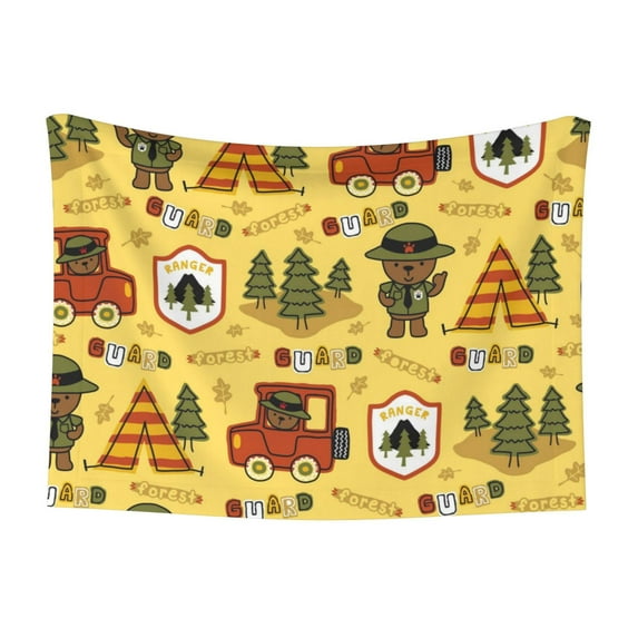 Rocae Forest Guard for Pet Blanket Dog Blanket Cat Blanket Soft Sleep for Small Medium Pet-Small