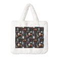 thumbnail image 1 of Rocae Fox In The Forest or Plush Underarm Bag White Furry Purse Handbag for Autumn and Winter, 1 of 7