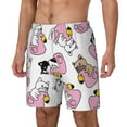 thumbnail image 1 of Rocae French Bulldog Duck for Men's Swim Trunks Quick Dry With Two Side Pockets and One Lined Patch PocketXX-Large, 1 of 9