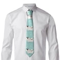 thumbnail image 1 of Rocae French Bulldog Taking a Bath for Soft and Comfortable Men's Tie Necktie Wedding Business, 1 of 5