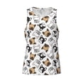 thumbnail image 1 of Rocae French Bulldog3 for Men's Workout Tank Top Men's Running Tank Top Dry Fit Athletic Workout Tank TopsXX-Large, 1 of 9