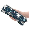 thumbnail image 1 of Rocae Friendly Smiling Sharks for Pen and Marker Pouch with Zipper for Men and Women, Stationery Bag Pen Holder for Work and Office, 1 of 9