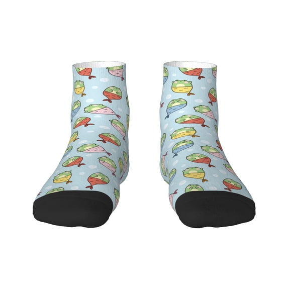 Rocae Frog In Mermaid for Premium Adult Socks,Comfortable, Breathable, and Durable Socks, Perfect for Everyday Wear