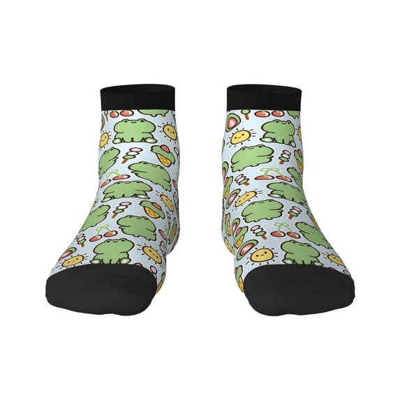Rocae Frog With Sweet for Premium Adult Socks,Comfortable, Breathable, and Durable Socks, Perfect for Everyday Wear