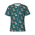 thumbnail image 1 of Rocae Frog and Mushrooms for Men's Moisture-Wicking Crew Tee - T-Shirt for Sports, Outdoor Activities, and Casual Wear, 1 of 9
