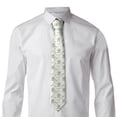 thumbnail image 1 of Rocae Frog and Mushrooms for Soft and Comfortable Men's Tie Necktie Wedding Business, 1 of 5