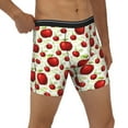 thumbnail image 1 of Rocae Fruit Apples for Stretch Moisture-Wicking Underwear,Men's Underwear Boxer Briefs XX-Large, 1 of 9