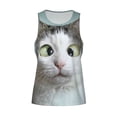 thumbnail image 1 of Rocae Funny Cat for Men's Workout Tank Top Men's Running Tank Top Dry Fit Athletic Workout Tank Tops3X-Large, 1 of 9
