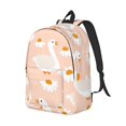 thumbnail image 1 of Rocae Geese and Flower for Durable Canvas Backpack Leisure Large Bag Travel Rucksack Multi-function Backpack Small, 1 of 8