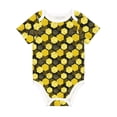 thumbnail image 1 of Rocae Geometric Pattern with Bee for Baby Climbing Clothes Soft Baby Romper for Active Infants Comfortable and Breathable Crawling Jumpsuit Unisex Baby Outfit 6 Months, 1 of 8