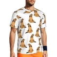 thumbnail image 1 of Rocae German Shepherd Dog for Men's Mesh Quick-Dry Short Sleeve Workout T-Shirt,Mens Crew Neck Tee Lightweight Soft Classic T Shirts X-Small, 1 of 9
