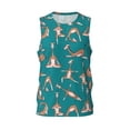 thumbnail image 1 of Rocae Giraffes Doing Various Yoga for Men's Basketball Jersey Lightweight and Breathable Athletic Tank Top,Quick-Drying Sports Jersey XX-Large, 1 of 9
